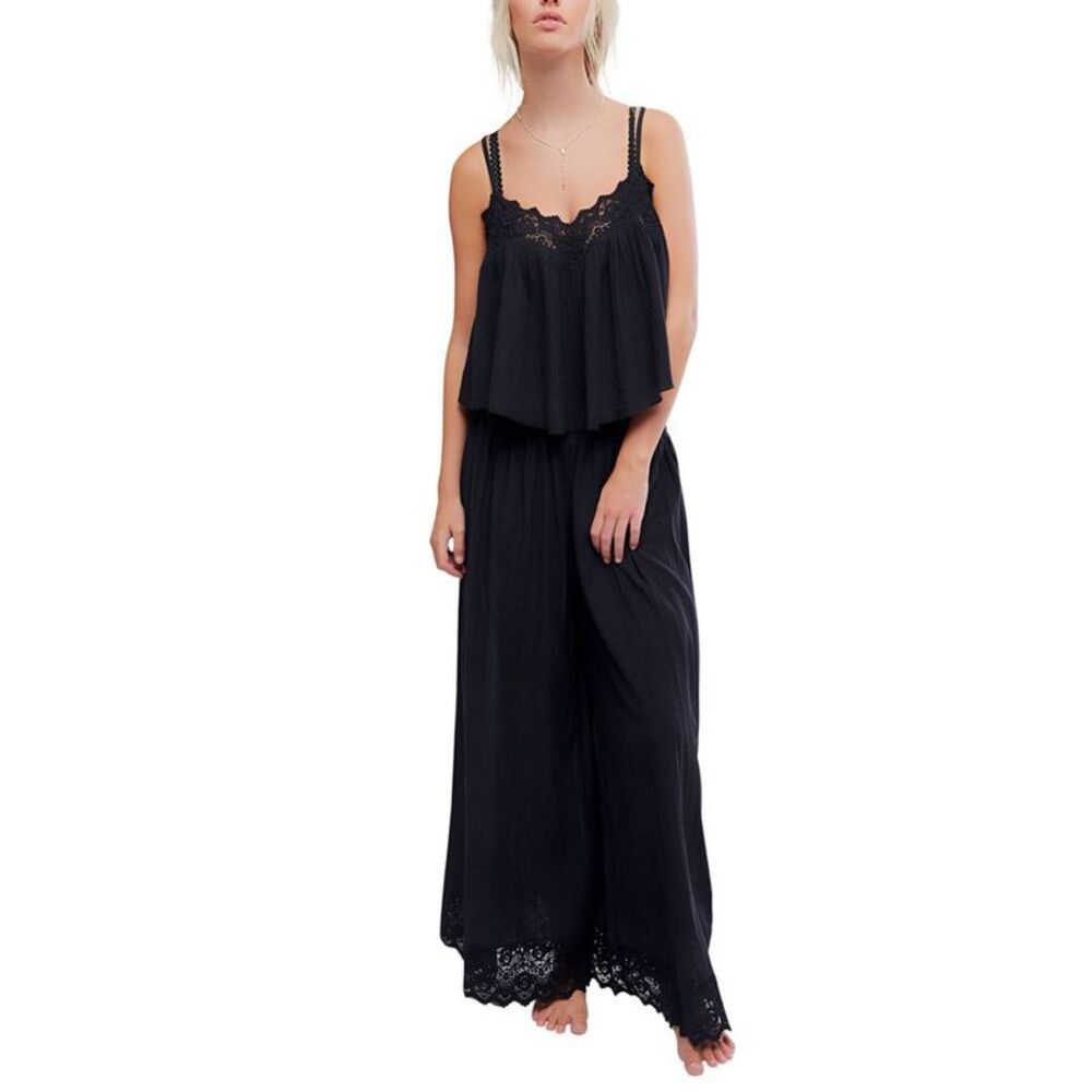 intimately fp Women's Woven Wide Leg Pants - Black XL
